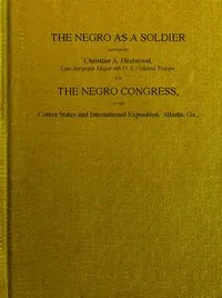 The Negro as a soldier cover