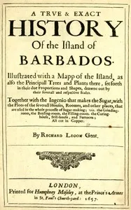 A true & exact history of the island of Barbados cover