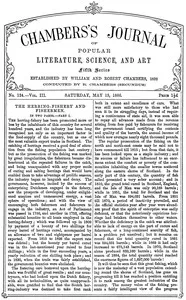 Chambers's Journal of Popular Literature, Science, and Art, fifth series, no. 124, vol. III, May 15, 1886 cover