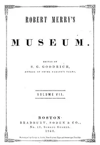 Robert Merry's Museum, Vol. VII, No. 1-6 cover