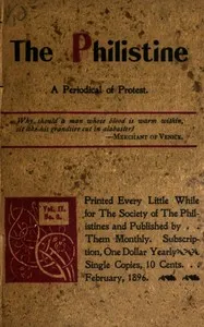 The Philistine: a periodical of protest (Vol. II, No. 3, February 1896) — Various cover