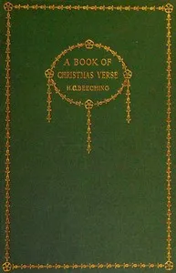 A book of Christmas verse — Anonymous cover