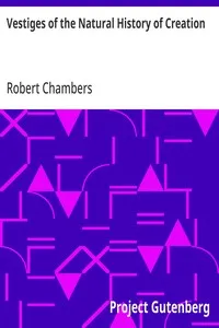 Vestiges of the Natural History of Creation — Robert Chambers cover
