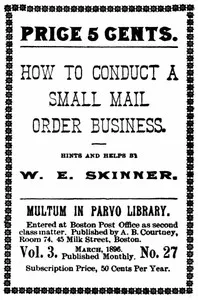 How to conduct a small mail order business cover