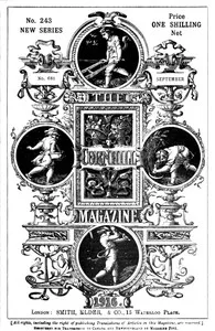 The Cornhill Magazine, (vol. XLI, no. 243 new series, September 1916) — Various cover