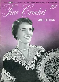 Fine crochet and tatting cover