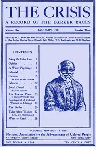 The crisis: A record of the darker races, Vol. I, No. 3, January 1911 — Various cover