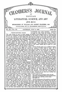 Chambers's journal of popular literature, science, and art, fifth series, no. 131, vol. III, July 3, 1886 — Various cover