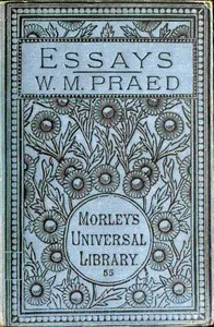 Essays — Winthrop Mackworth Praed cover