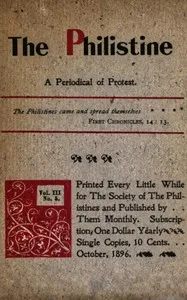 The Philistine : $b a periodical of protest (Vol. III, No. 5, October 1896) — Various cover