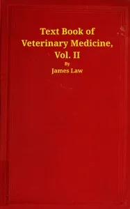 Text book of veterinary medicine, Volume 2 (of 5) cover