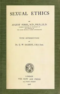 Sexual ethics — Auguste Forel cover