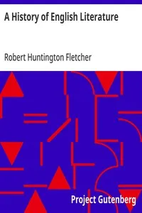 A History of English Literature — Robert Huntington Fletcher cover