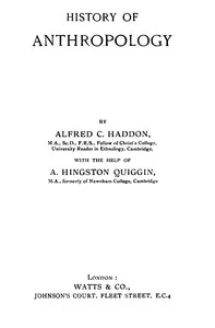 History of anthropology cover