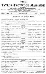 The Taylor-Trotwood Magazine, Vol. IV, No. 6, March 1907 — Various cover