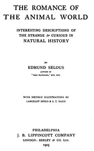 The romance of the animal world : $b Interesting descriptions of the strange & curious in natural history — Edmund Selous cover