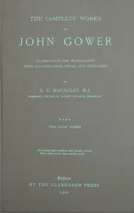 The complete works of John Gower, volume 4 : $b The Latin works cover
