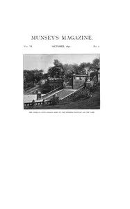 Munsey's Magazine, Vol. VI, No. 1, October 1891 — Various cover