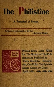 The Philistine: A periodical of protest (Vol. II, No. 5, April 1896) cover