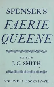 Spenser's Faerie Queene, Vol. 2 (of 2) : $b Books IV-VII cover
