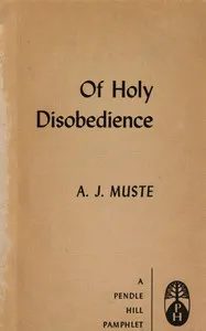 Of holy disobedience cover