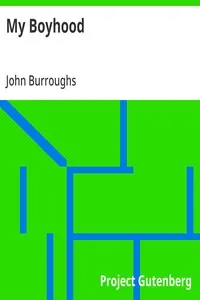 My Boyhood — John Burroughs cover