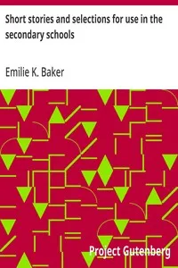 Short stories and selections for use in the secondary schools — Anonymous cover