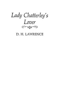 Lady Chatterley's lover cover