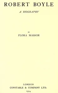 Robert Boyle: A biography cover