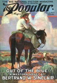 Out of the blue — Bertrand W. Sinclair cover
