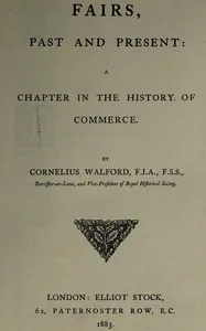 Fairs, past and present : $b A chapter in the history of commerce cover