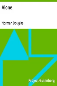 Alone — Norman Douglas cover