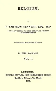 Belgium, Vol. 2 (of 2) cover