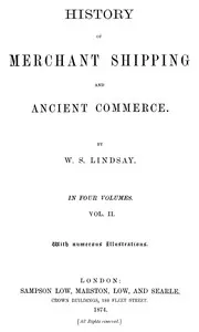 History of merchant shipping and ancient commerce, Volume 2 (of 4) cover