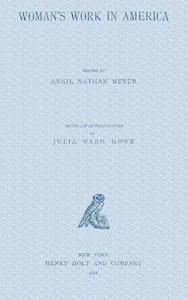 Woman's work in America — Anonymous cover