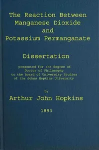The reaction between manganese dioxide and potassium permanganate cover
