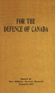 For the defence of Canada — Canada. Military Service Council cover