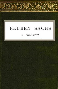 Reuben Sachs : $b a sketch — Amy Levy cover