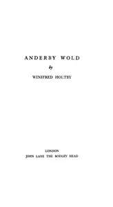 Anderby Wold cover
