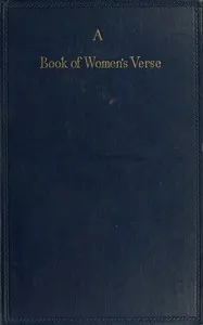 A book of women's verse — Anonymous cover