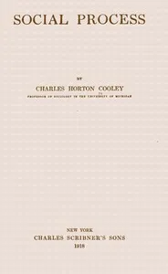 Social process — Charles Horton Cooley cover