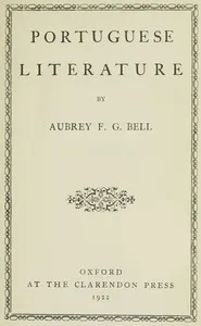 Portuguese literature — Aubrey F. G. (Aubrey Fitz Gerald) Bell cover