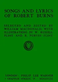 Songs and lyrics of Robert Burns cover