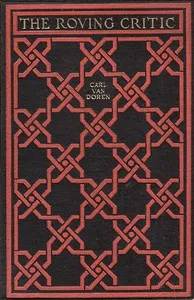 The roving critic — Carl Van Doren cover