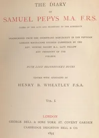 Quotes and Images From The Diary of Samuel Pepys — Samuel Pepys cover