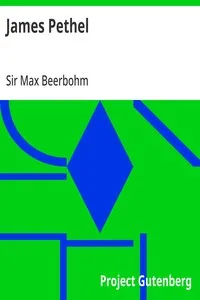 James Pethel — Max, Sir Beerbohm cover