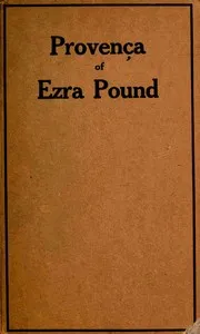 Provença: Poems selected from Personae, Exultations, and Canzoniere of Ezra Pound — Ezra Pound cover