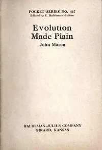 Evolution made plain — John (John Harmon) Mason cover