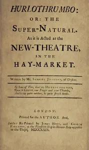 Hurlothrumbo: or, The super-natural — Samuel Johnson cover