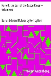 Harold : the Last of the Saxon Kings — Volume 09 cover